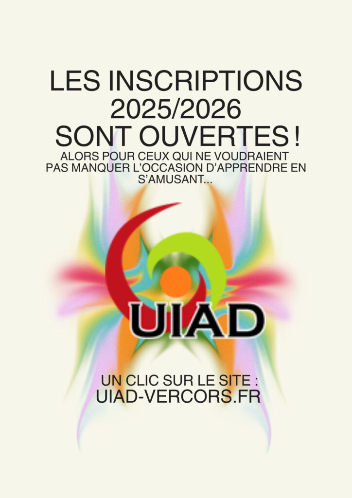Les inscriptions sont ouvertes depuis le 1er Juillet 2025